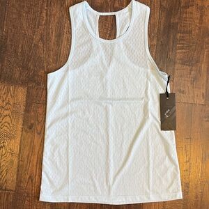 Kyodan Women’s Athletic Lightweight Sleeveless Racetrack Tank Top Size XS Blue